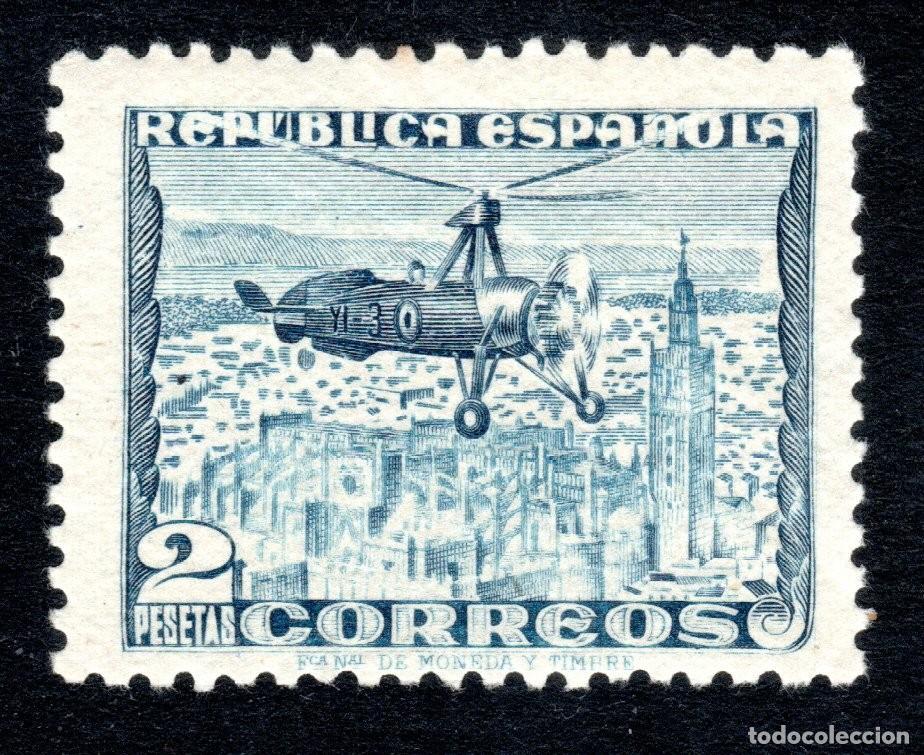 Sellos: EDIFIL 769 AUTOGIRO LA CIERVA 1938. MNH ** (SALIDA: 0,01 &euro;).