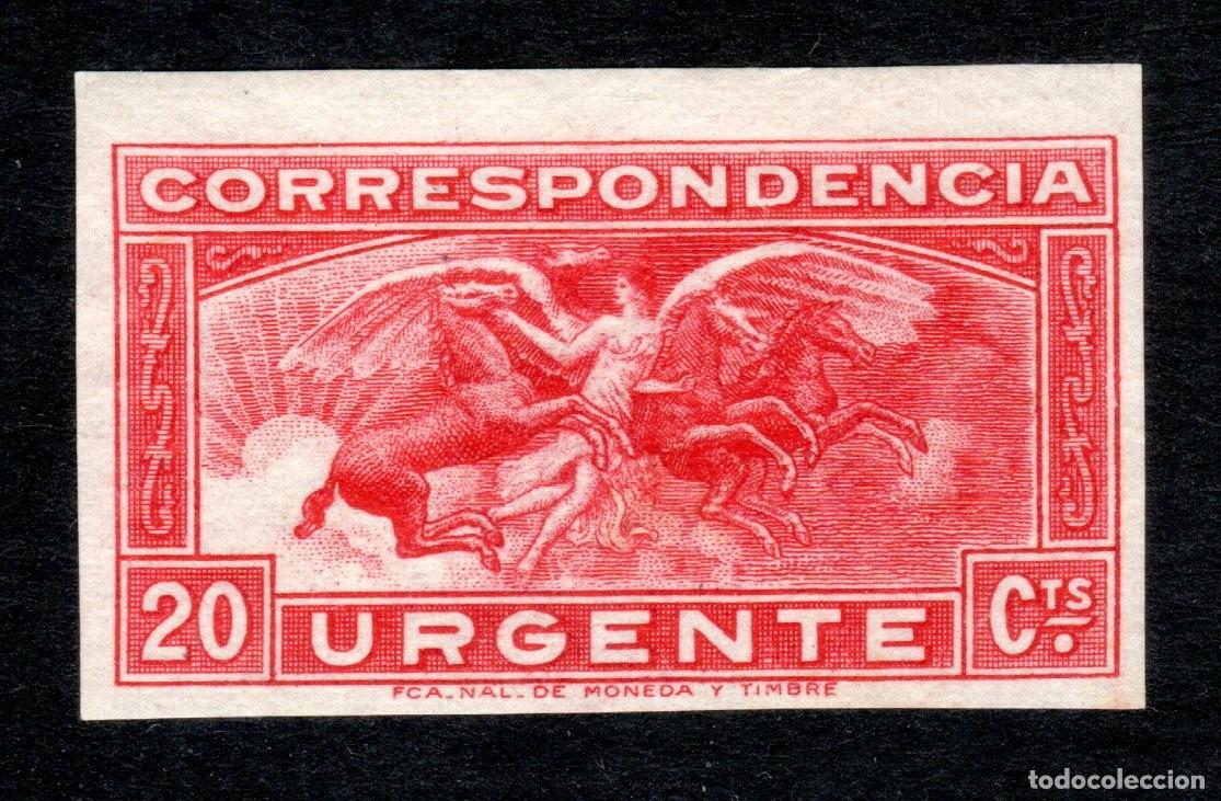 Sellos: EDIFIL 679S &Aacute;NGEL Y CABALLOS 1933. SIN DENTAR. VALOR CAT&Aacute;LOGO: 62 &euro;. MNH **