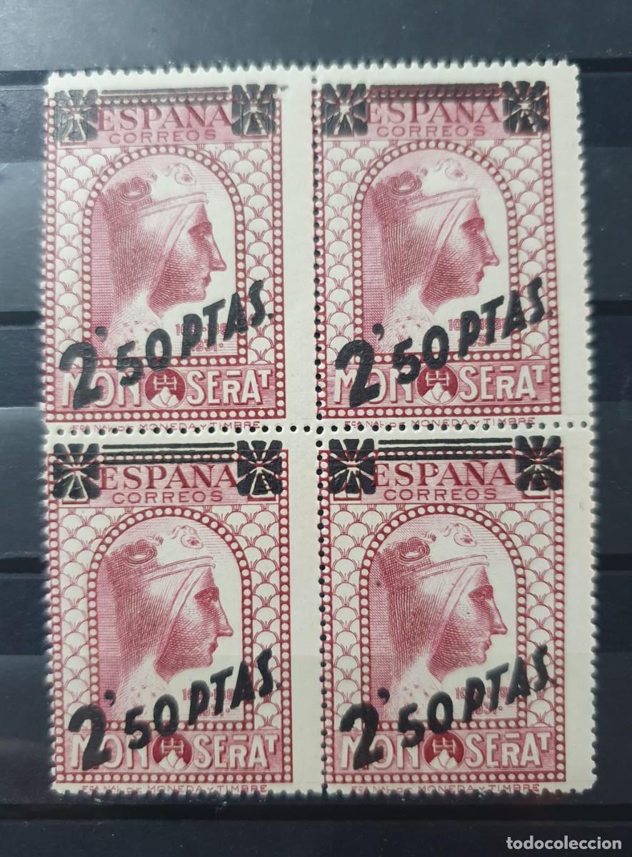 Francobolli: BLOQUE DE 4 EDIFIL 791 ** ESPA&Ntilde;A REPUBLICA 1938