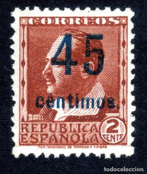 Sellos: EDIFIL NE 28 1938. V. BLASCO IB&Aacute;&Ntilde;EZ. NO EXPENDIDO. CENTRADO DE LUJO. VALOR CAT&Aacute;LOGO: 120 &euro;. MNH **
