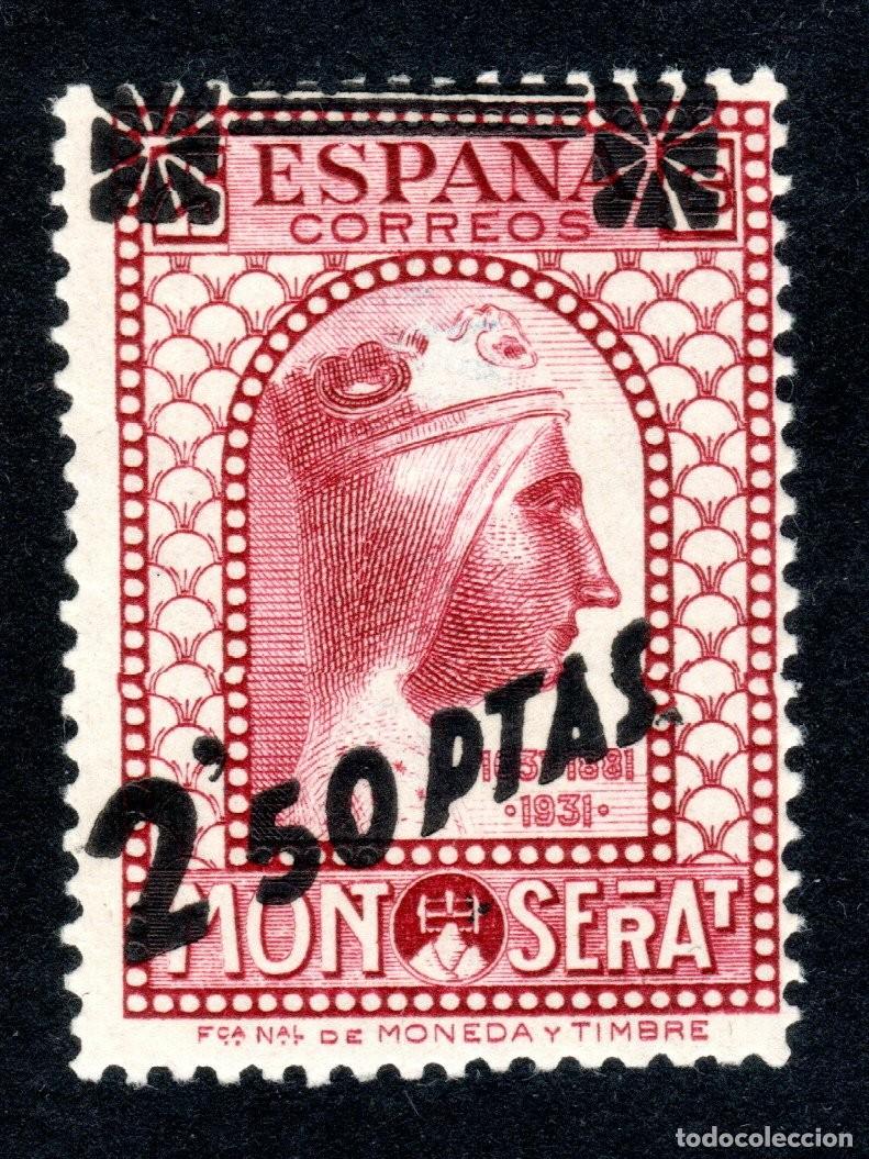 Sellos: EDIFIL 791 MONSERRAT 1938. TIPO DE 1931 HABILITADO. MNH **