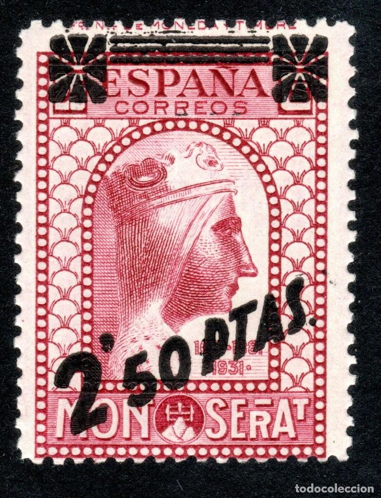 Sellos: EDIFIL 791 MONSERRAT 1938. TIPO DE 1931 HABILITADO. MNH **