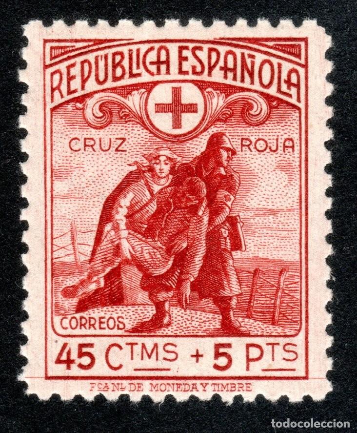 Sellos: EDIFIL 767 CRUZ ROJA ESPA&Ntilde;OLA 1938. MNH **