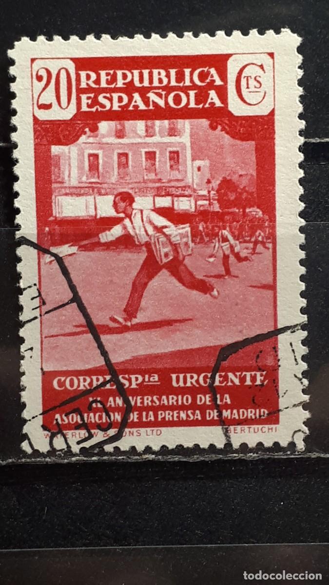 Sellos: ESPA&Ntilde;A . A&ntilde;o 1936. &deg;. EDIFIL 710