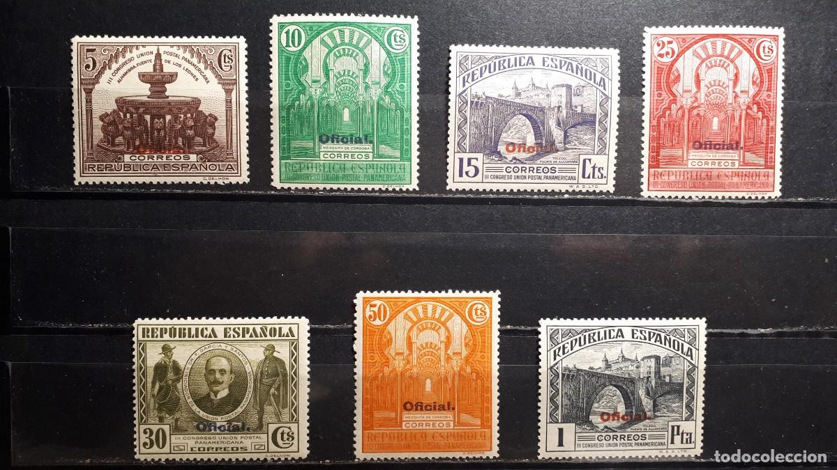 Sellos: ESPA&Ntilde;A . A&ntilde;o 1931. **/*. EDIFIL 620/4, 626/7. Serie corta.