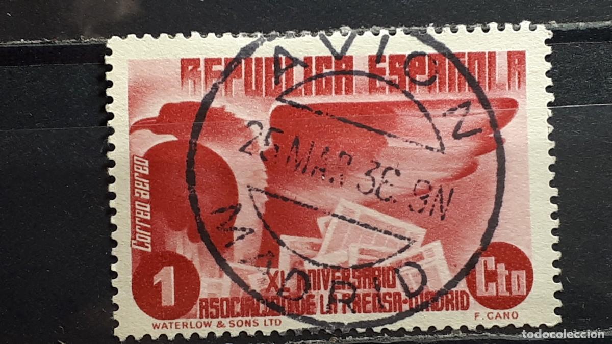 Sellos: ESPA&Ntilde;A. A&Ntilde;O 1936. &deg;. EDIFIL 711