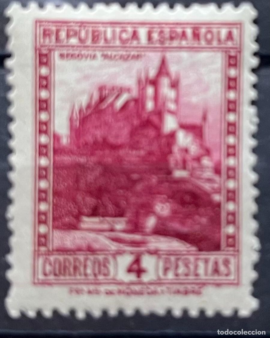 Sellos: 1936 Monumentos,centrado,goma,color,MNH**