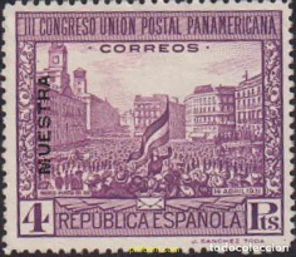 Sellos: 616733 MNH ESPA&Ntilde;A 1931 3 CONGRESO UNION POSTAL PANAMERICANA