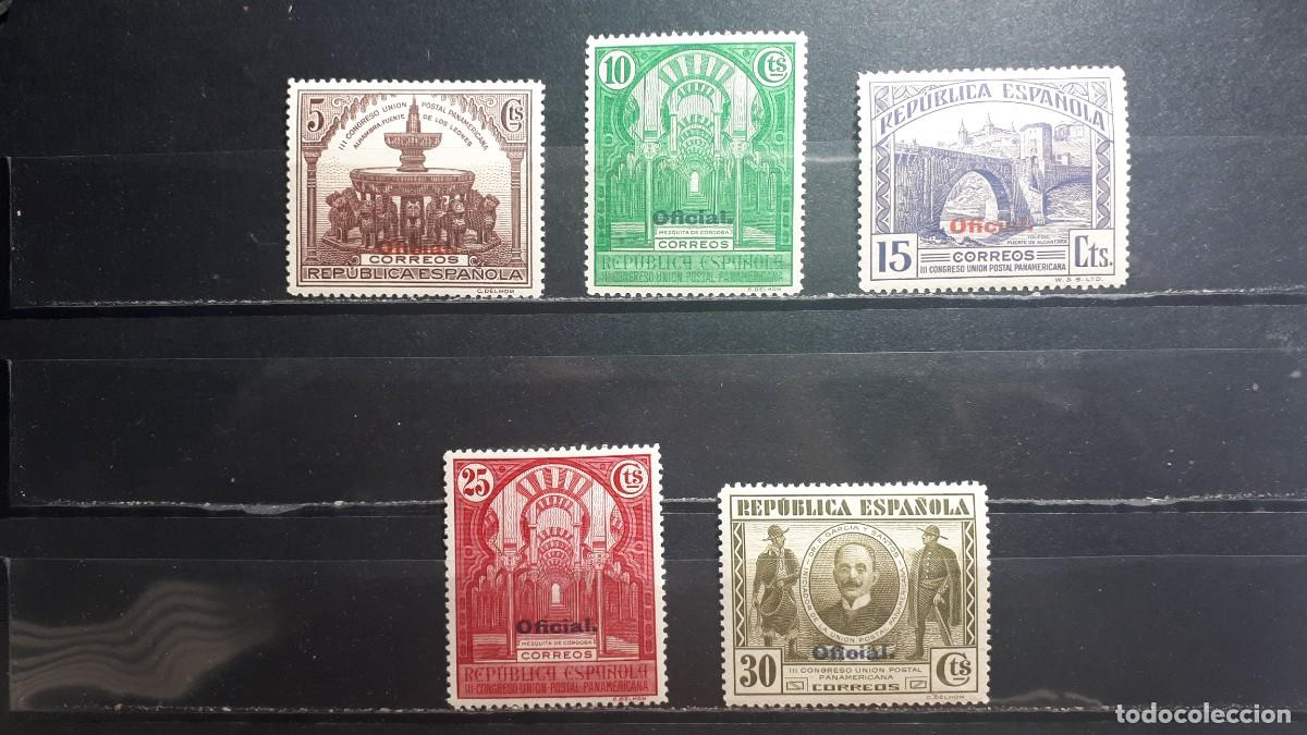 Sellos: ESPA&Ntilde;A . A&ntilde;o 1931. **/*. EDIFIL 620/4, 626/7. Serie corta.