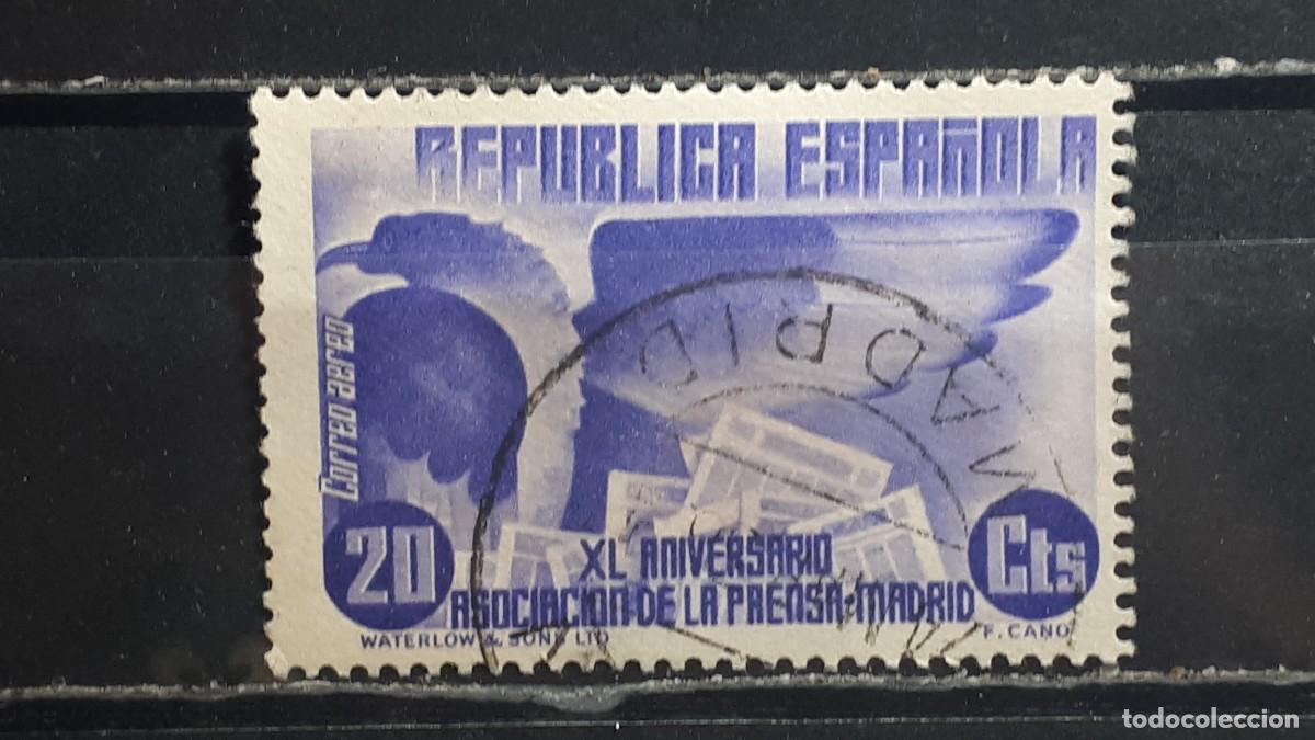 Sellos: ESPA&Ntilde;A. A&Ntilde;O 1936. &deg;. EDIFIL 716