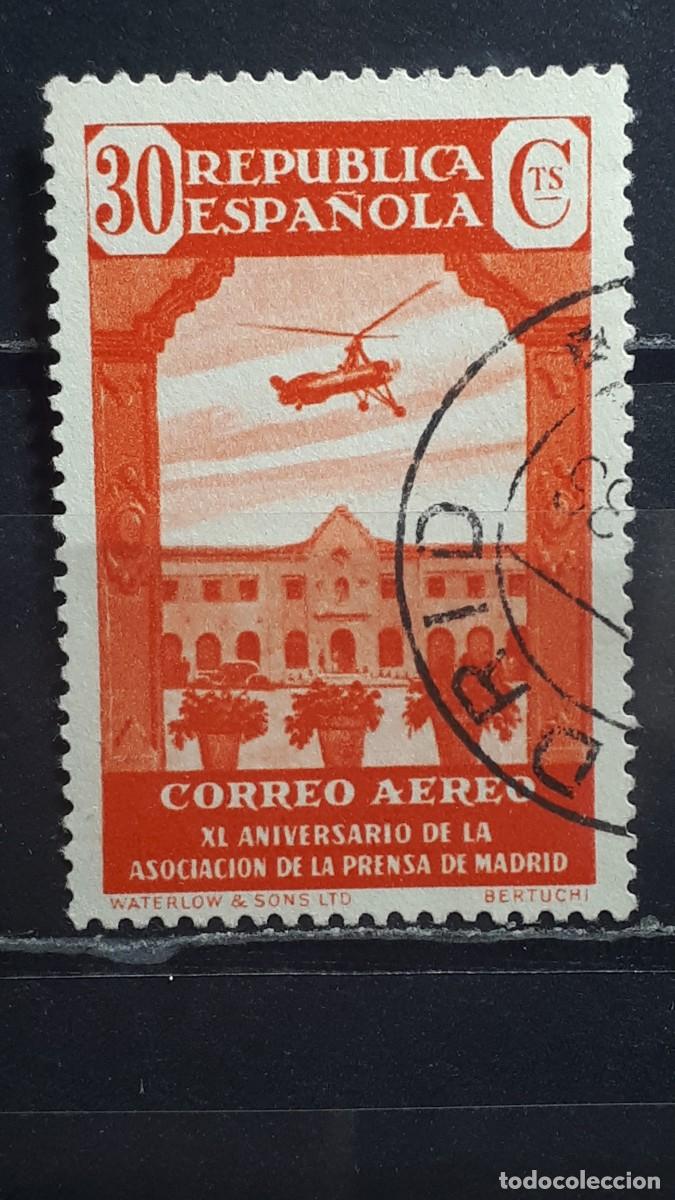 Sellos: ESPA&Ntilde;A. A&Ntilde;O 1936. &deg;. EDIFIL 718