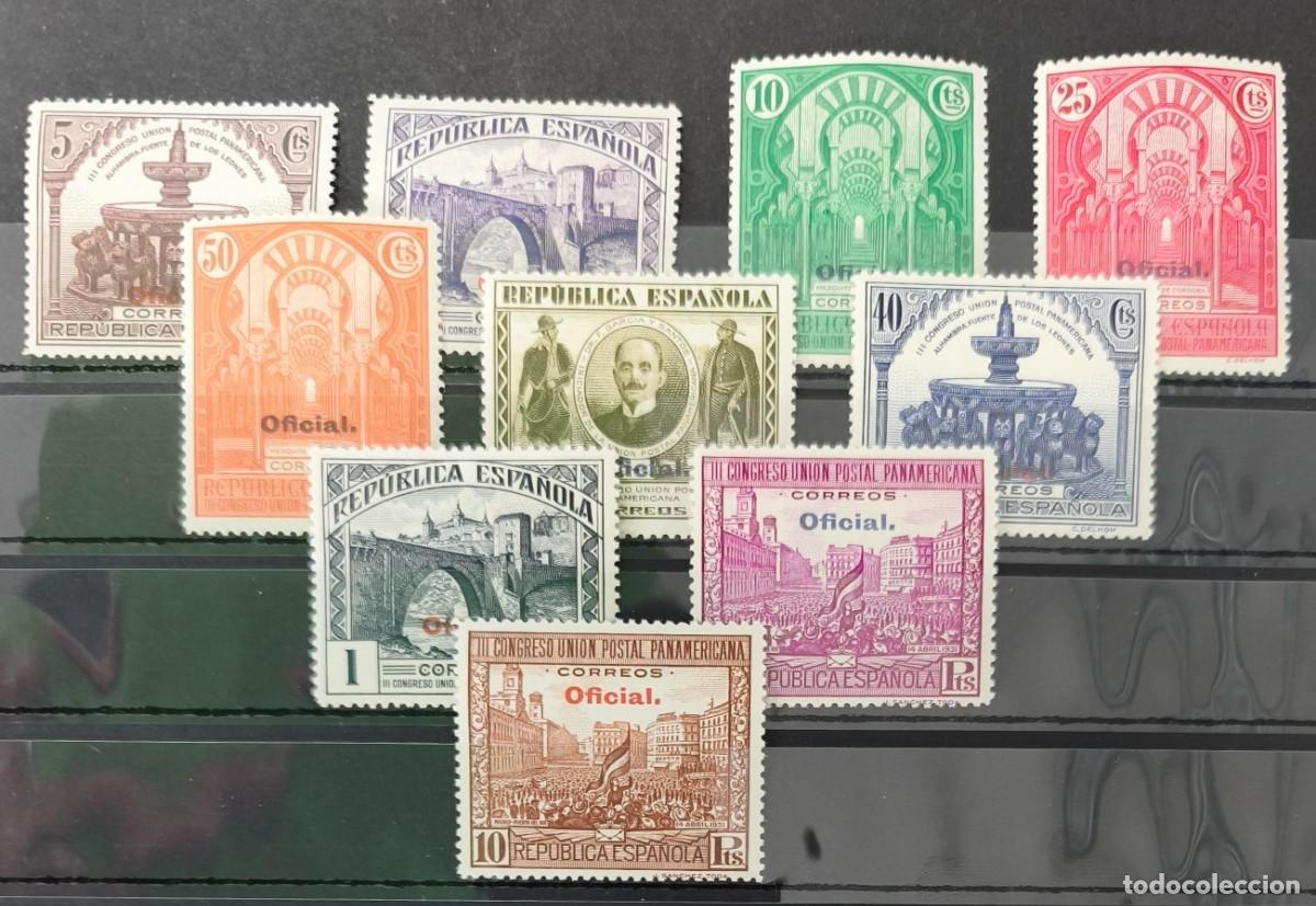 Sellos: ESPA&Ntilde;A. EDIFIL 620/29 ** III CONGRESO DE LA UPU. VALOE DE CAT&Aacute;LOGO 80 &euro;