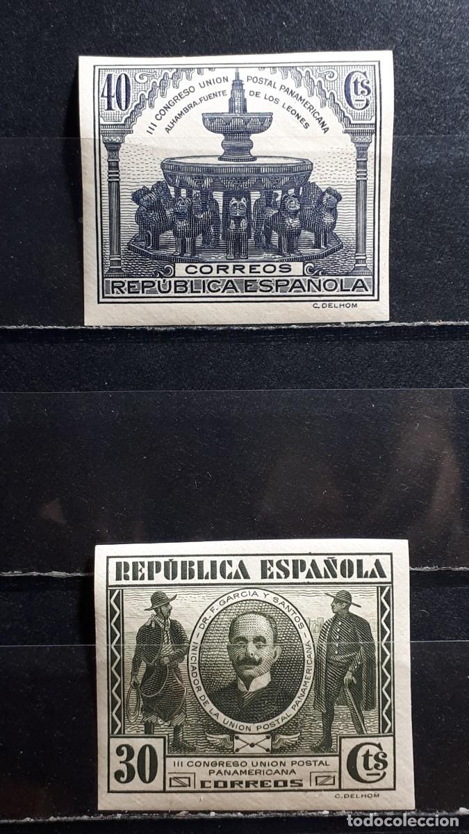 Sellos: ESPA&Ntilde;A. A&Ntilde;O 1931. *. EDIFIL 608/9. S.D.