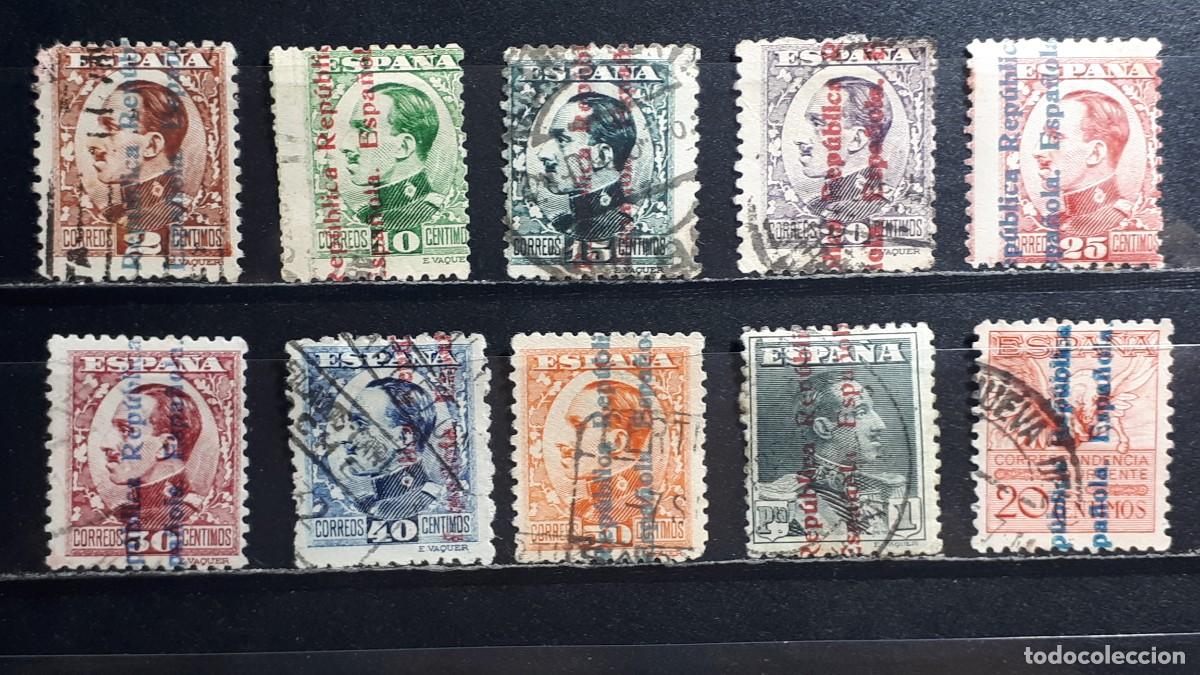 Sellos: ESPA&Ntilde;A. A&Ntilde;O 1931. &deg;. EDIFIL 593/603. Falta 594