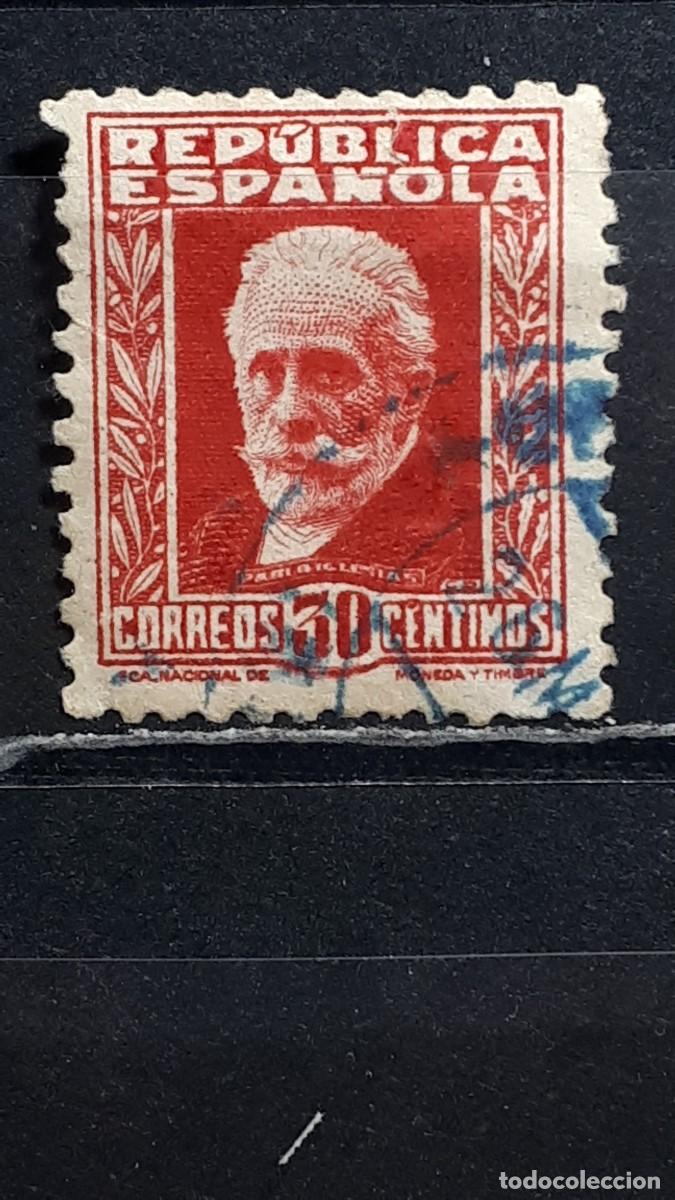 Sellos: ESPA&Ntilde;A. A&Ntilde;O 1932. &deg;. EDIFIL 669