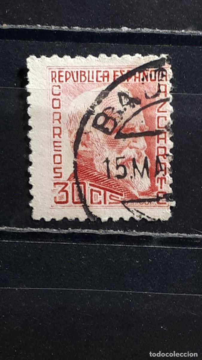 Sellos: ESPA&Ntilde;A. A&Ntilde;O 1933. &deg;. EDIFIL 686