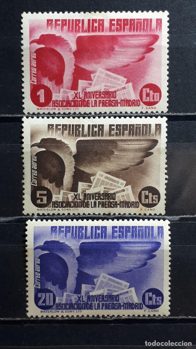 Sellos: ESPA&Ntilde;A. A&Ntilde;O 1936. *. EDIFIL 711, 713, 716