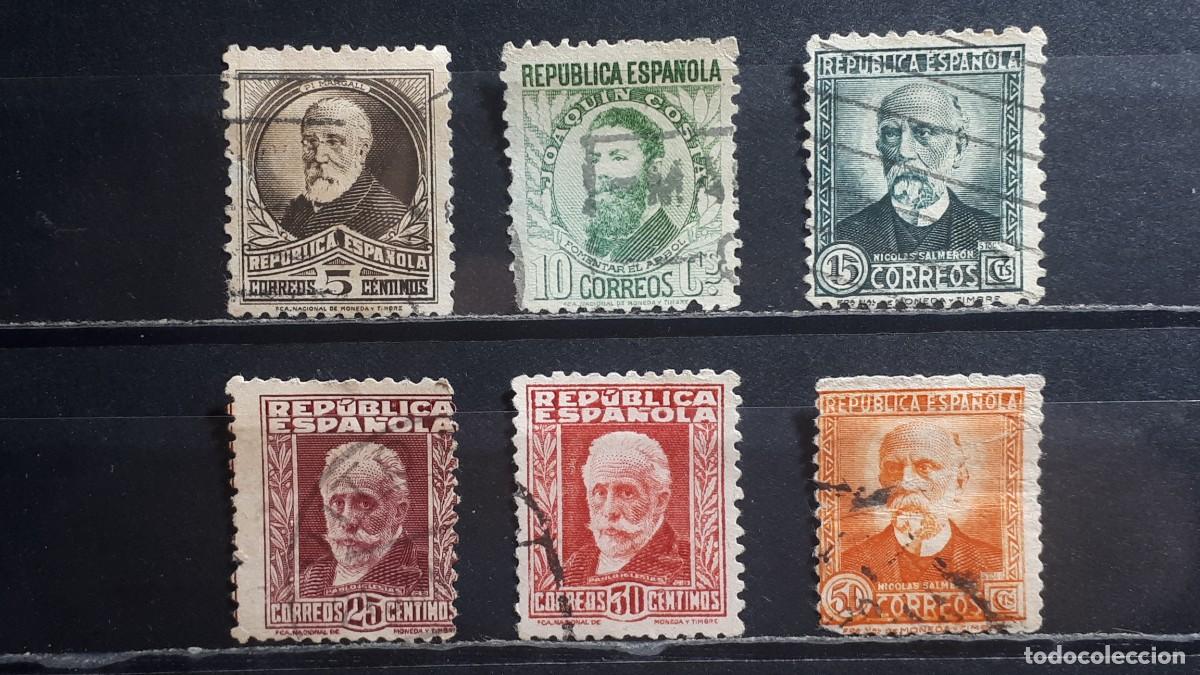 Stamps: ESPA&Ntilde;A. A&Ntilde;O 1931. &deg; Edifil 655/9, 661