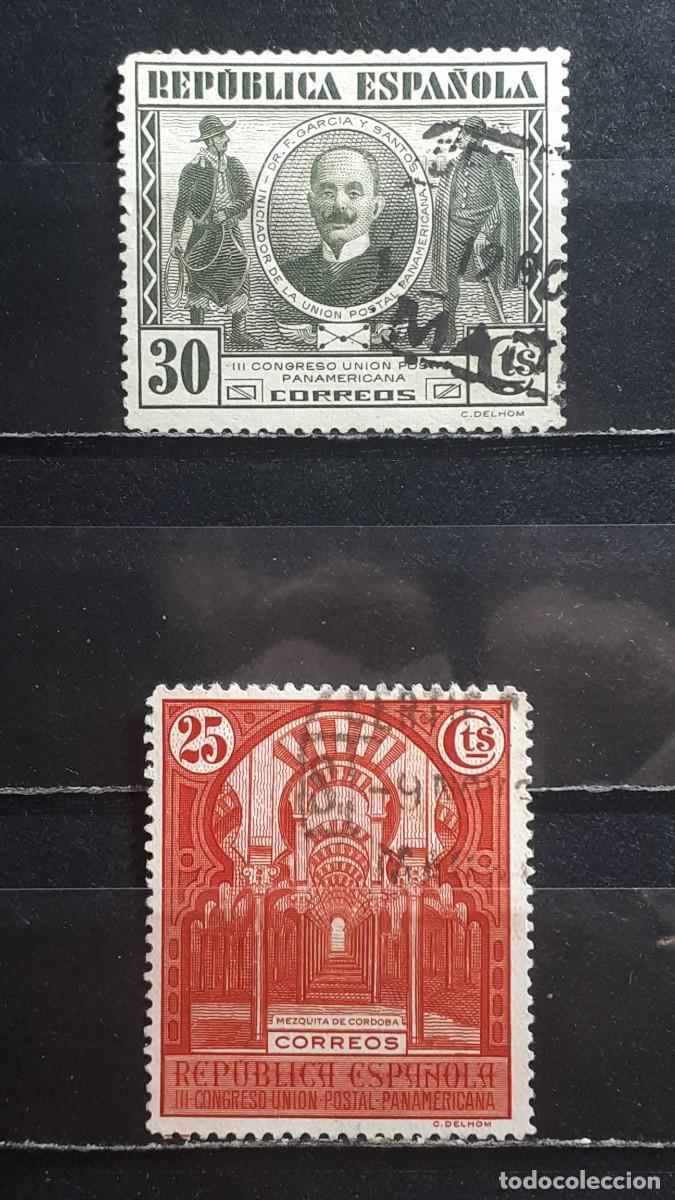 Sellos: ESPA&Ntilde;A. A&Ntilde;O 1931. &deg;. EDIFIL 607/8