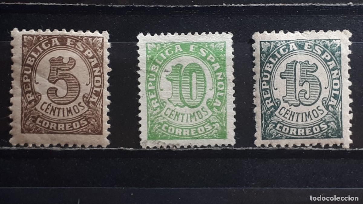 Sellos: ESPA&Ntilde;A. A&Ntilde;O 1938. (*)/*/**. EDIFIL 745/7