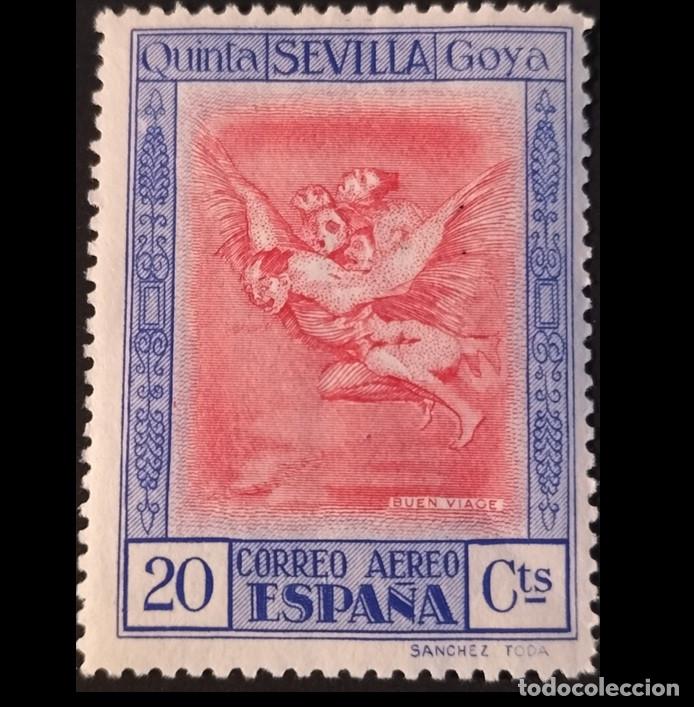 Sellos: Edifil 521 MNH SIN FIJASELLOS nuevo Quinta de Goya Exposicion en Sevilla Espa&ntilde;a 1930