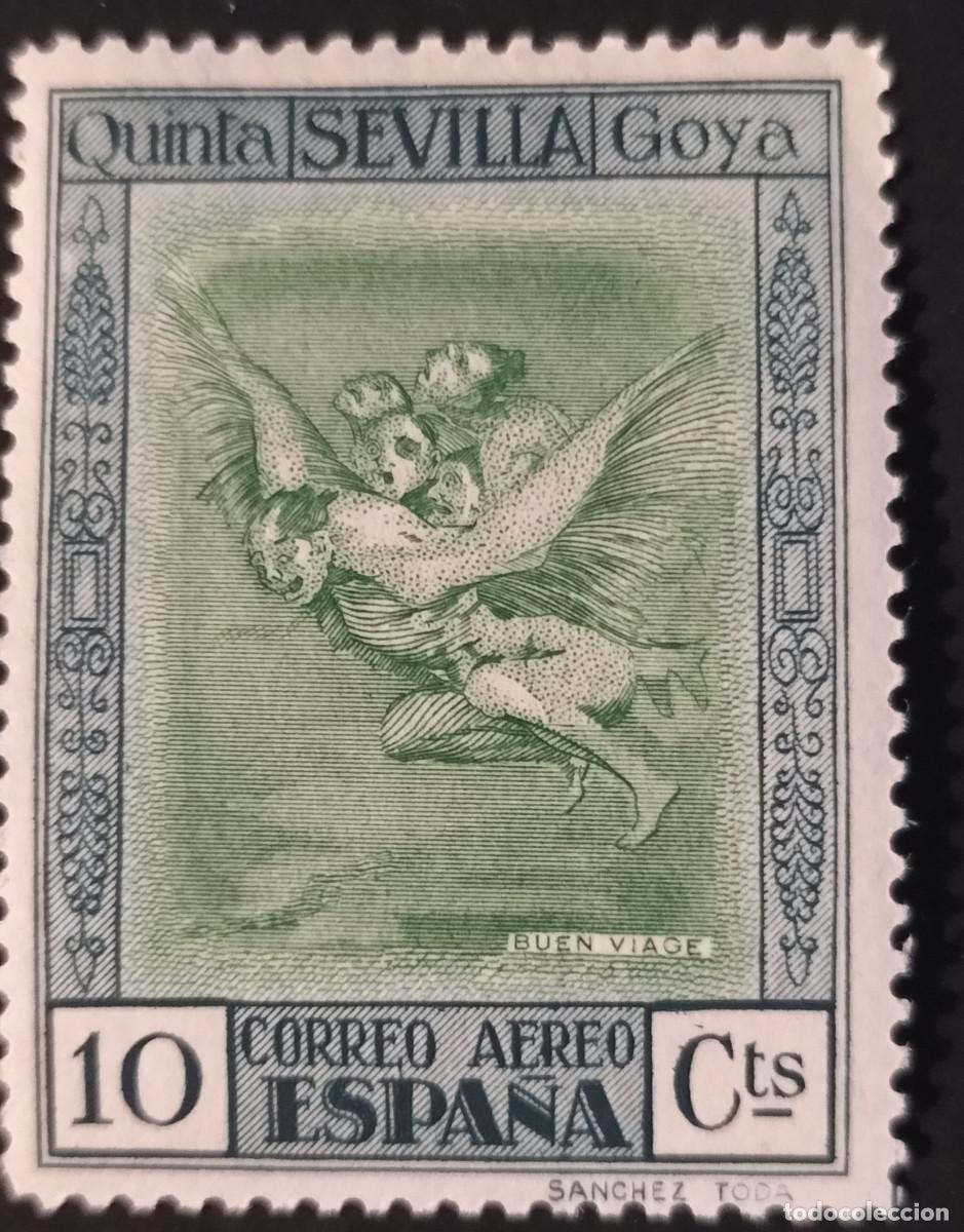 Sellos: Edifil 519 MNH SIN FIJASELLOS nuevo Quinta de Goya Exposicion en Sevilla Espa&ntilde;a 1930