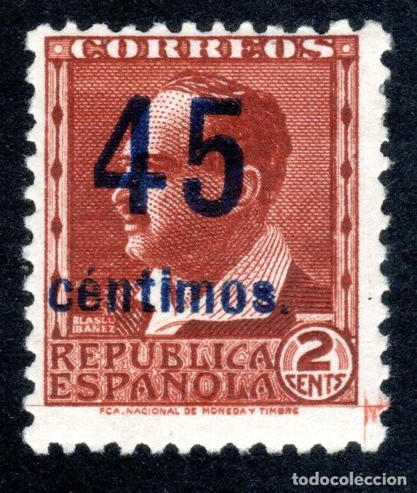 Sellos: EDIFIL NE 28 1938. VICENTE BLASCO IB&Aacute;&Ntilde;EZ. NO EXPENDIDO. VALOR CAT&Aacute;LOGO: 80 &euro;. MLH.