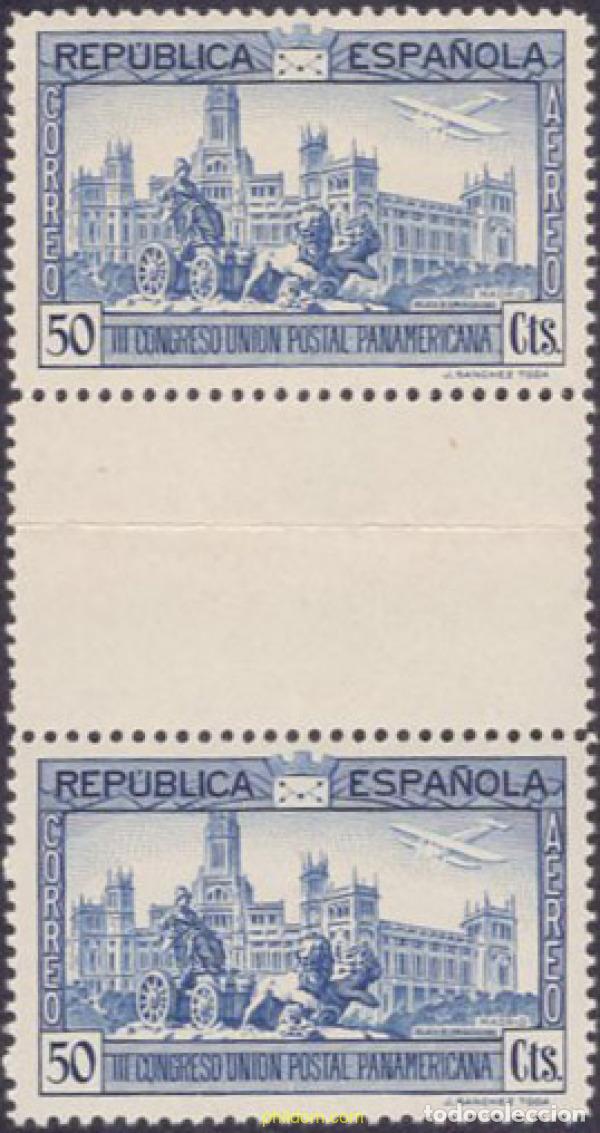Sellos: 639985 MNH ESPA&Ntilde;A 1931 3 CONGRESO UNION POSTAL PANAMERICANA