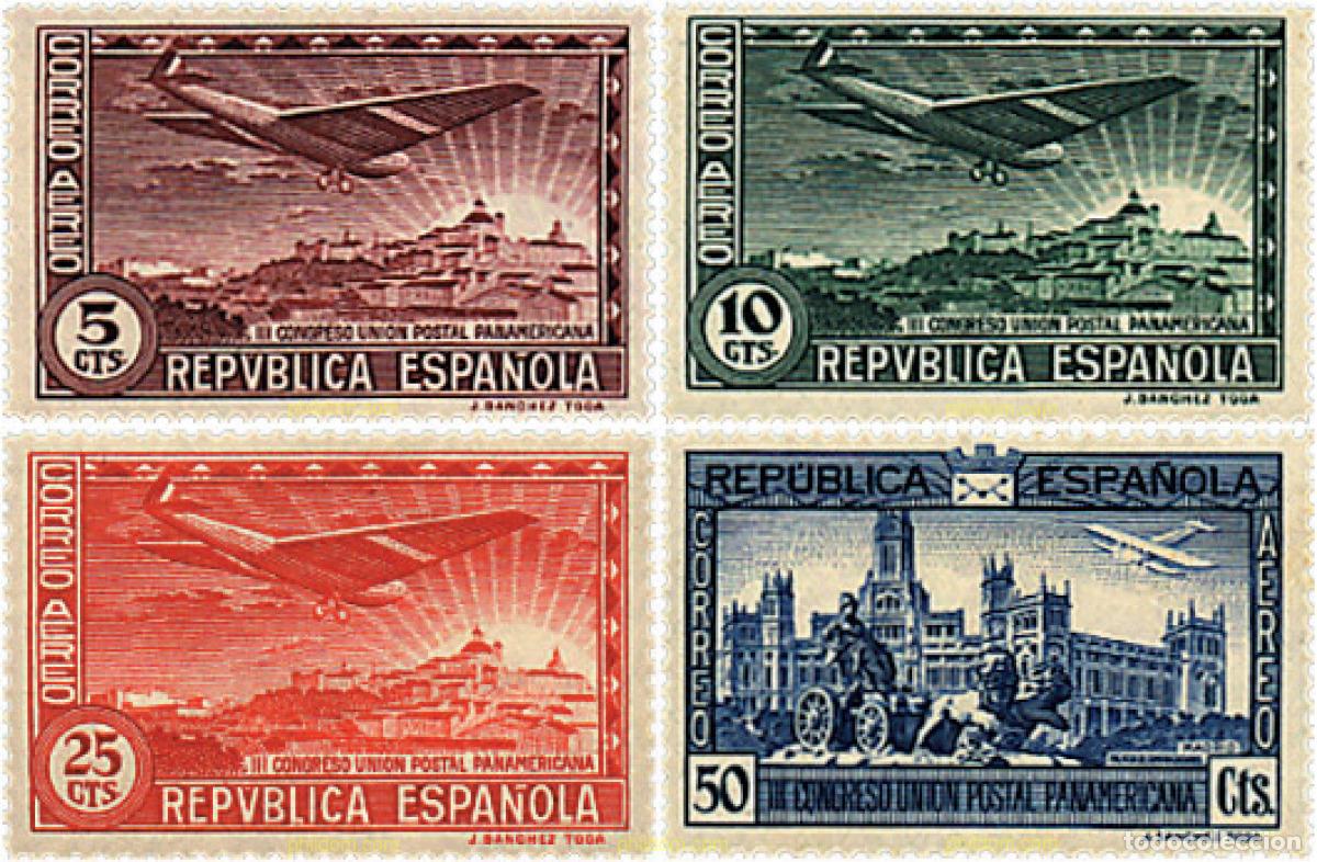 Sellos: 639987 MNH ESPA&Ntilde;A 1931 3 CONGRESO UNION POSTAL PANAMERICANA