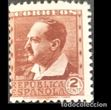 Sellos: Edifil 662 MNH Espa&ntilde;a 1932 Personajes y Monumentos Vicente Blasco Iba&ntilde;ez