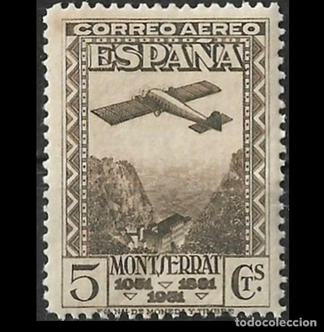 Sellos: Edifil 650 MNH ** SIN FIJASELLOS IX Centenario Fundacion Monasterio Montserrat Espa&ntilde;a 1931