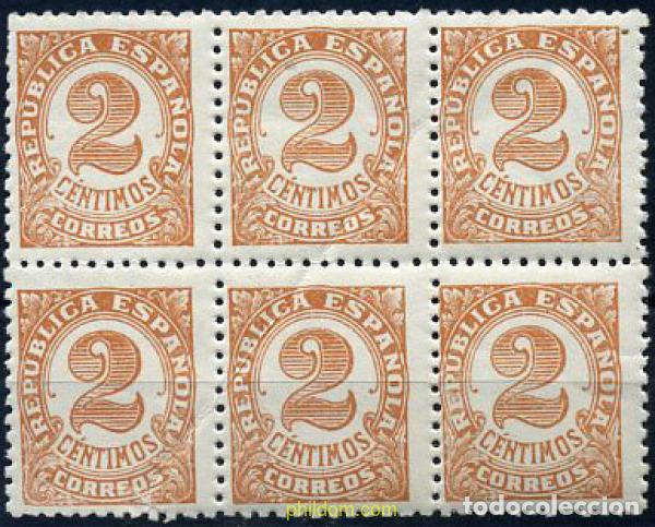 Sellos: 209440 MNH ESPA&Ntilde;A 1933 CIFRAS