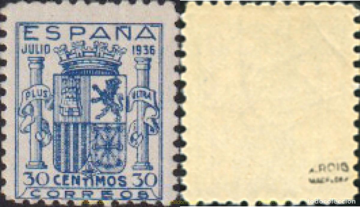 Sellos: 113410 MNH ESPA&Ntilde;A 1936 ESCUDO DE ESPA&Ntilde;A