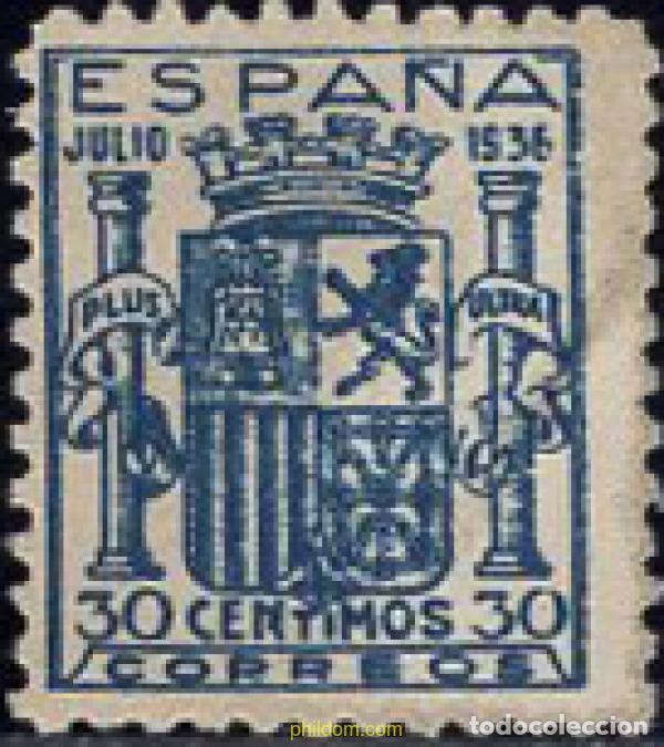 Sellos: 665864 MNH ESPA&Ntilde;A 1936 ESCUDO DE ESPA&Ntilde;A
