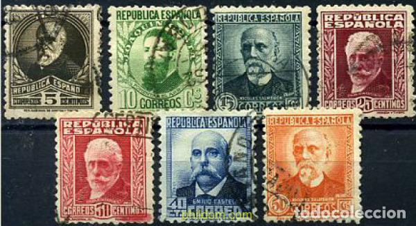 Stamps: 209465 USED ESPA&Ntilde;A 1931 PERSONAJES