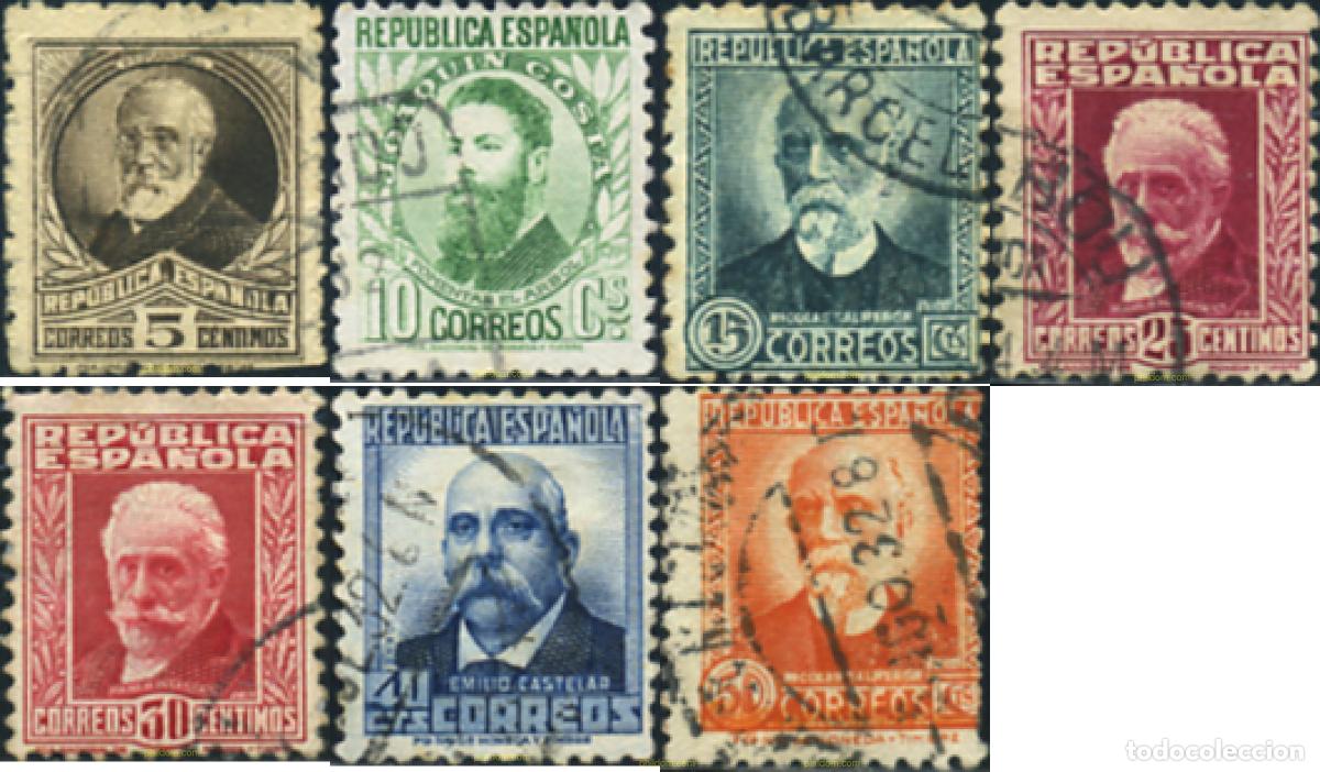 Timbres: 365984 USED ESPA&Ntilde;A 1931 PERSONAJES