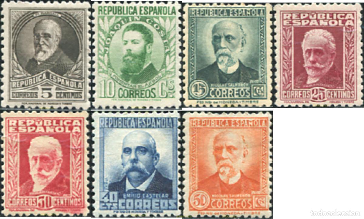 Timbres: 612436 MNH ESPA&Ntilde;A 1931 PERSONAJES