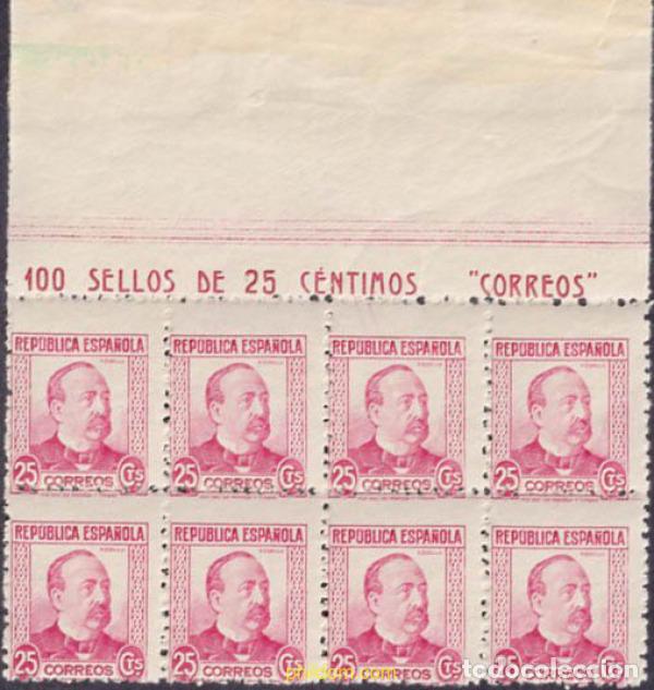 Sellos: 640073 MNH ESPA&Ntilde;A 1933 PERSONAJES