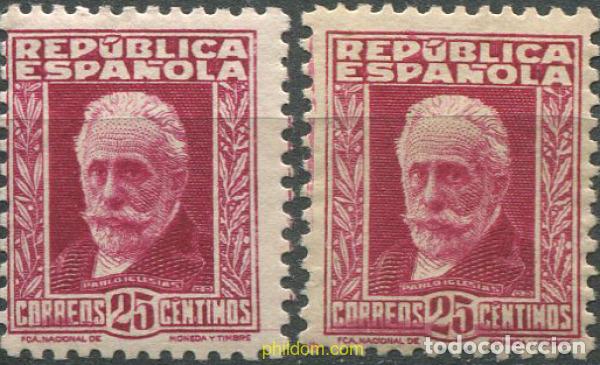 Sellos: 686150 HINGED ESPA&Ntilde;A 1931 PERSONAJES