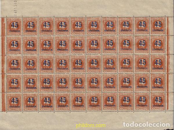 Stamps: 578679 MNH ESPA&Ntilde;A 1938 CIFRAS