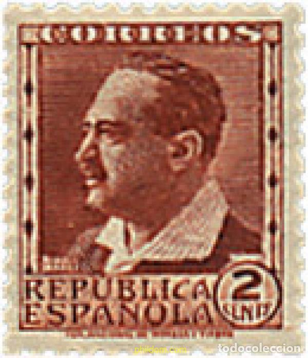 Sellos: 209447 HINGED ESPA&Ntilde;A 1932 PERSONAJES Y MONUMENTOS