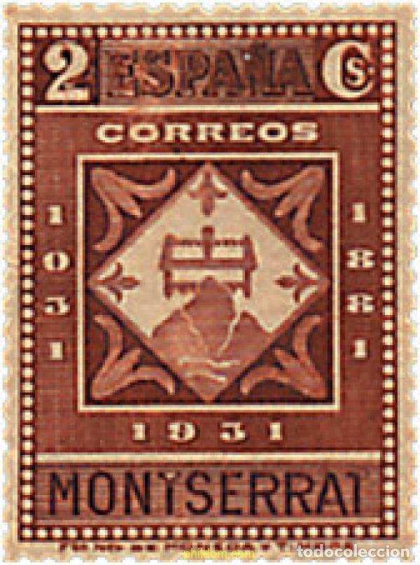 Sellos: 209509 HINGED ESPA&Ntilde;A 1931 9 CENTENARIO DEL MONASTERIO DE MONTSERRAT