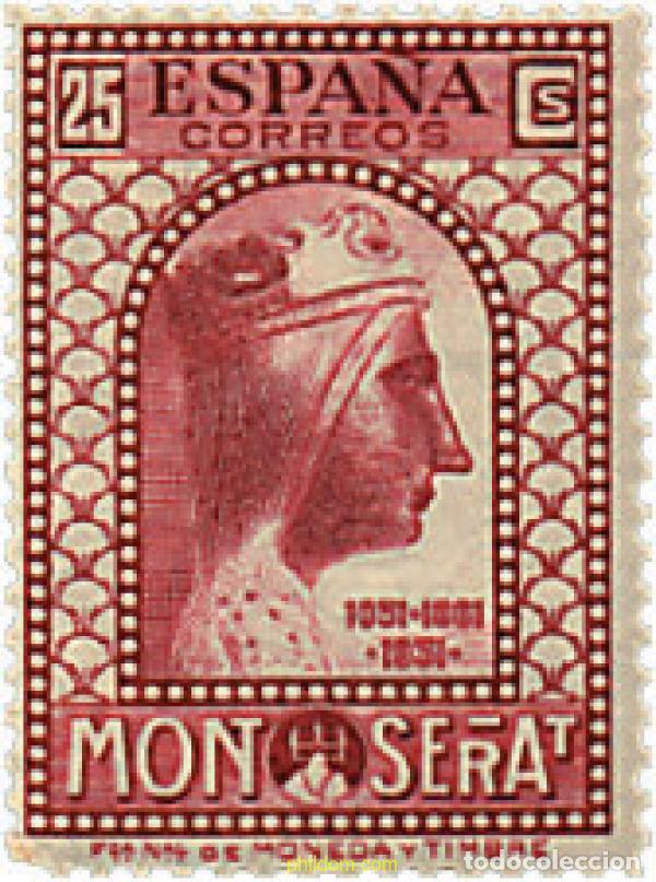 Sellos: 209524 HINGED ESPA&Ntilde;A 1931 9 CENTENARIO DEL MONASTERIO DE MONTSERRAT