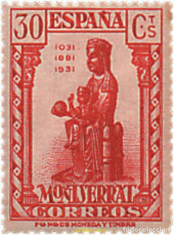 Sellos: 209528 HINGED ESPA&Ntilde;A 1931 9 CENTENARIO DEL MONASTERIO DE MONTSERRAT