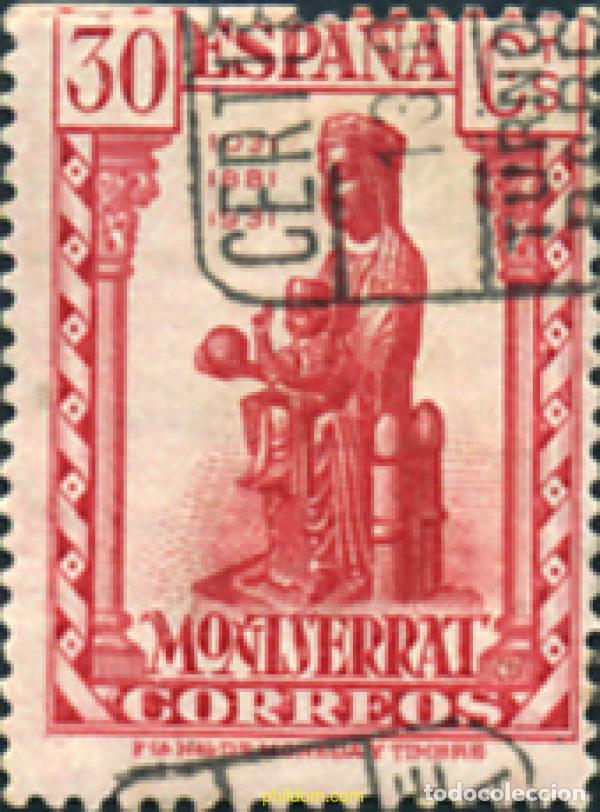 Sellos: 209529 USED ESPA&Ntilde;A 1931 9 CENTENARIO DEL MONASTERIO DE MONTSERRAT