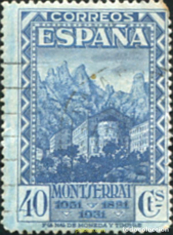 Sellos: 209531 USED ESPA&Ntilde;A 1931 9 CENTENARIO DEL MONASTERIO DE MONTSERRAT