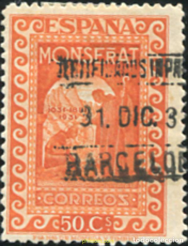 Stamps: 209538 USED ESPA&Ntilde;A 1931 9 CENTENARIO DEL MONASTERIO DE MONTSERRAT
