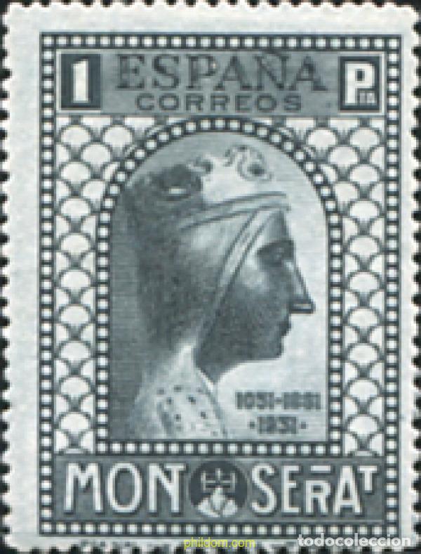 Stamps: 209544 MNH ESPA&Ntilde;A 1931 9 CENTENARIO DEL MONASTERIO DE MONTSERRAT