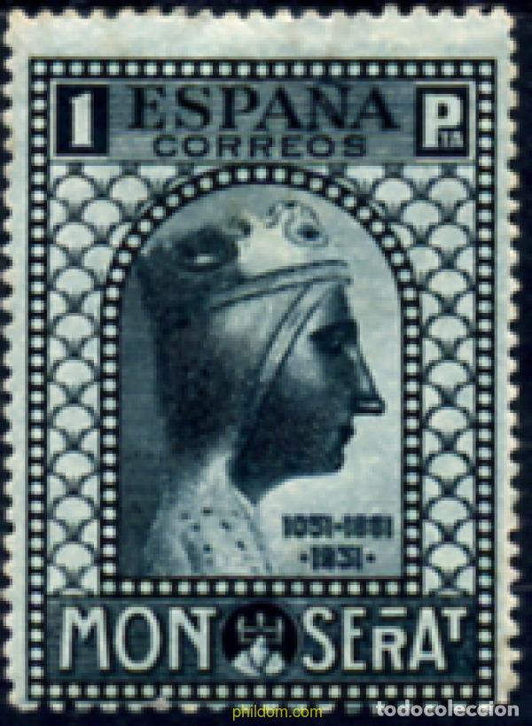 Stamps: 209545 HINGED ESPA&Ntilde;A 1931 9 CENTENARIO DEL MONASTERIO DE MONTSERRAT