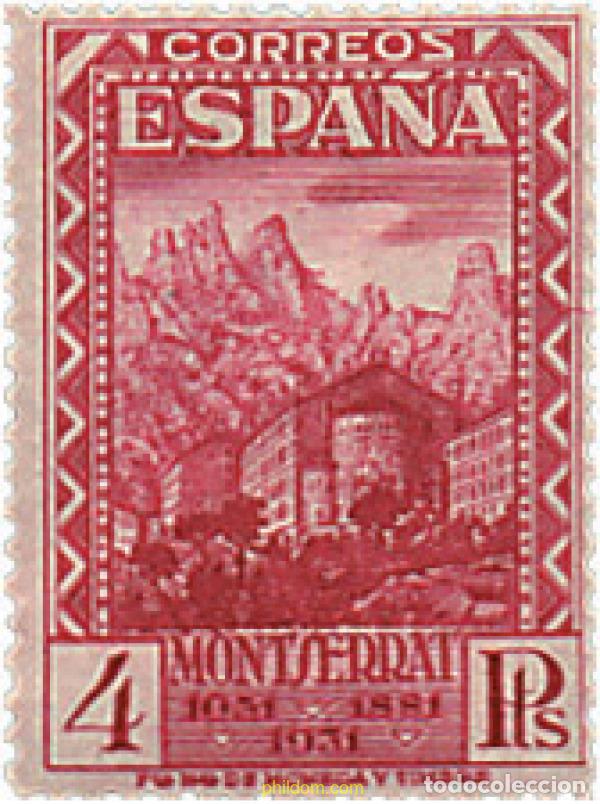 Sellos: 249260 MNH ESPA&Ntilde;A 1931 9 CENTENARIO DEL MONASTERIO DE MONTSERRAT